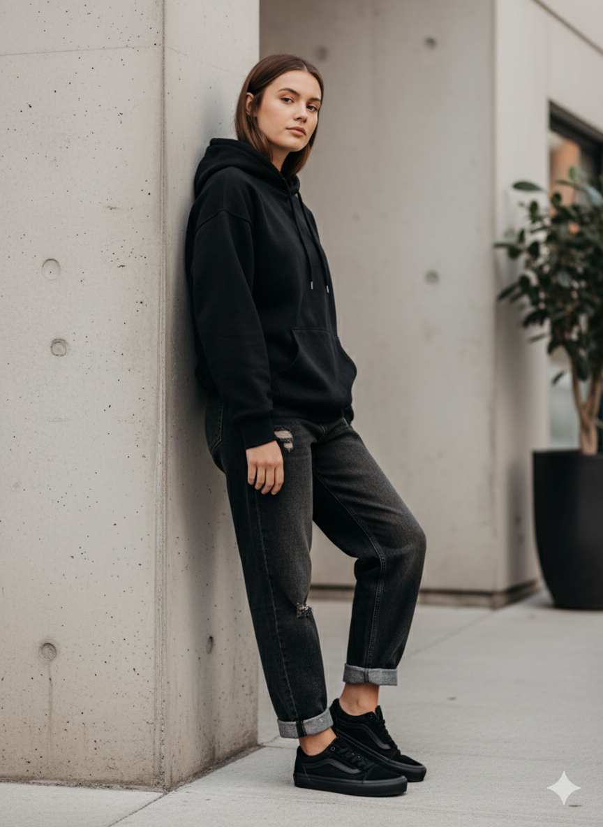 Zapatillas Negras Mujer