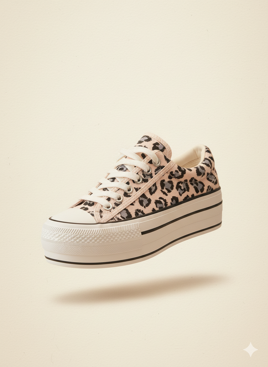 Zapatilla Leopardo