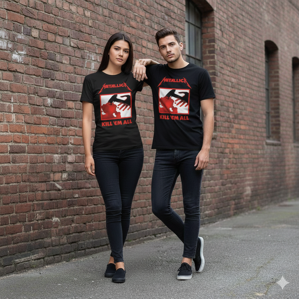 Polera Metallica Kill Em' All